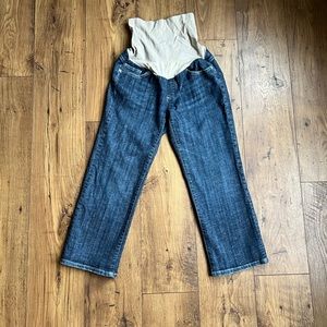 American Star maternity jeans capri pants sz Med cropped